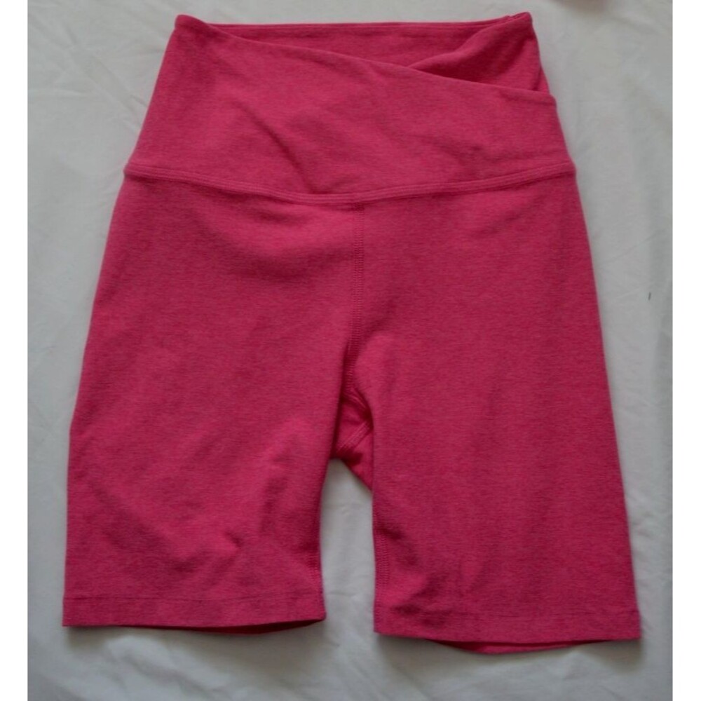 Beyond Yoga Crossover Shorts Womens S Pink At Your Leisure Bike Shorts Spacedye